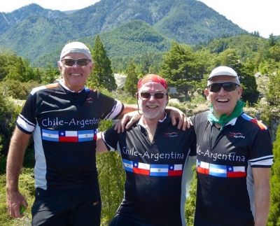  Joseph Lee Cycling on the  tour with redspokes